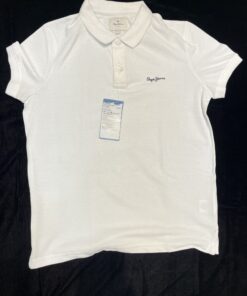 Pepe Jeans London White Polo Half Sleeve