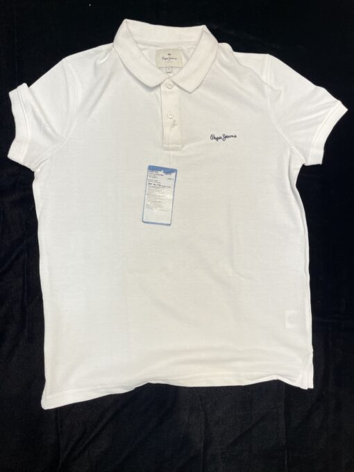 Pepe Jeans London White Polo Half Sleeve