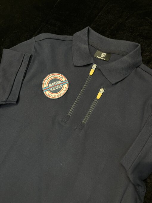 Porsche Martini Racing Edition Polo Half Sleeve Tshirt - Image 2