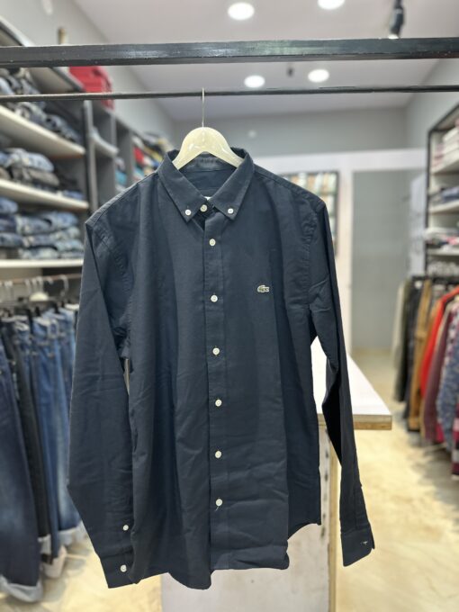 Lacoste Full Sleeve Navy Blue Shirt