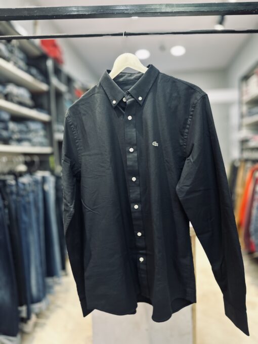 Lacoste Full Sleeve Black Shirt