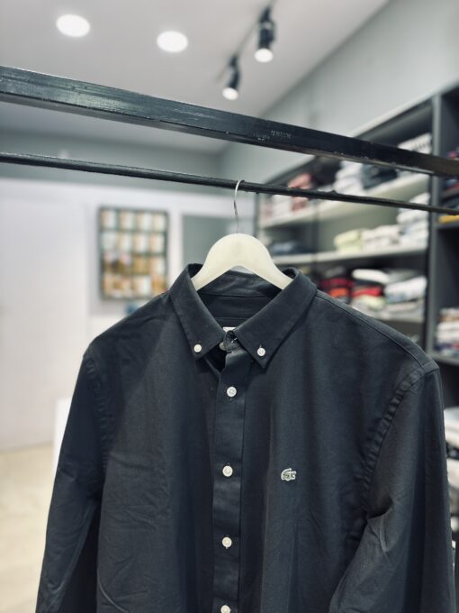Lacoste Full Sleeve Black Shirt - Image 2