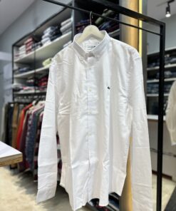 Lacoste Full Sleeve White Oxford Shirt